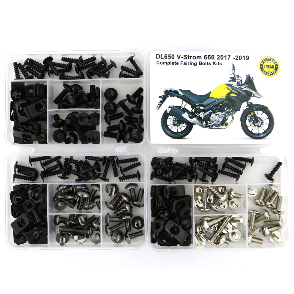 SET TORNILLO DE CARENADO COMPLETO SUZUKI DL 650 VSTROM 650 2017 2019