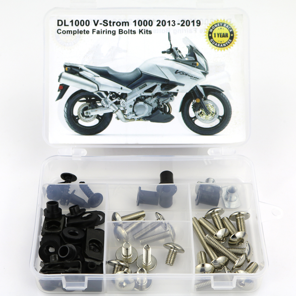 SET TORNILLO DE CARENADO COMPLETO SUZUKI DL 1000 VSTROM 1000 2002-2012