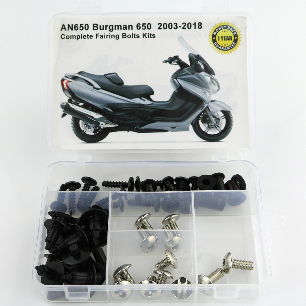 SET TORNILLO DE CARENADO COMPLETO SUZUKI  BURGMAN 650 2003-2018