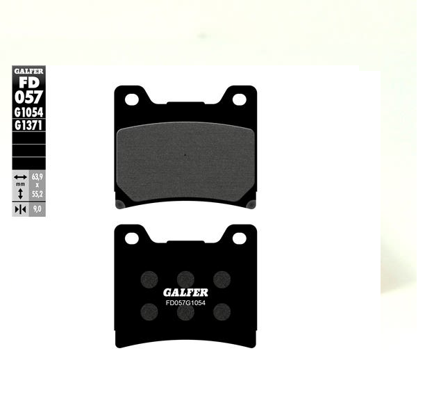 GALFER SET PASTILLAS DEL XVS-1100´89-92  TRA TDM-850´91-01 FZR-600´89-95 V-MAX´1200´91-03 FZR-1000´87-95 GENESIS