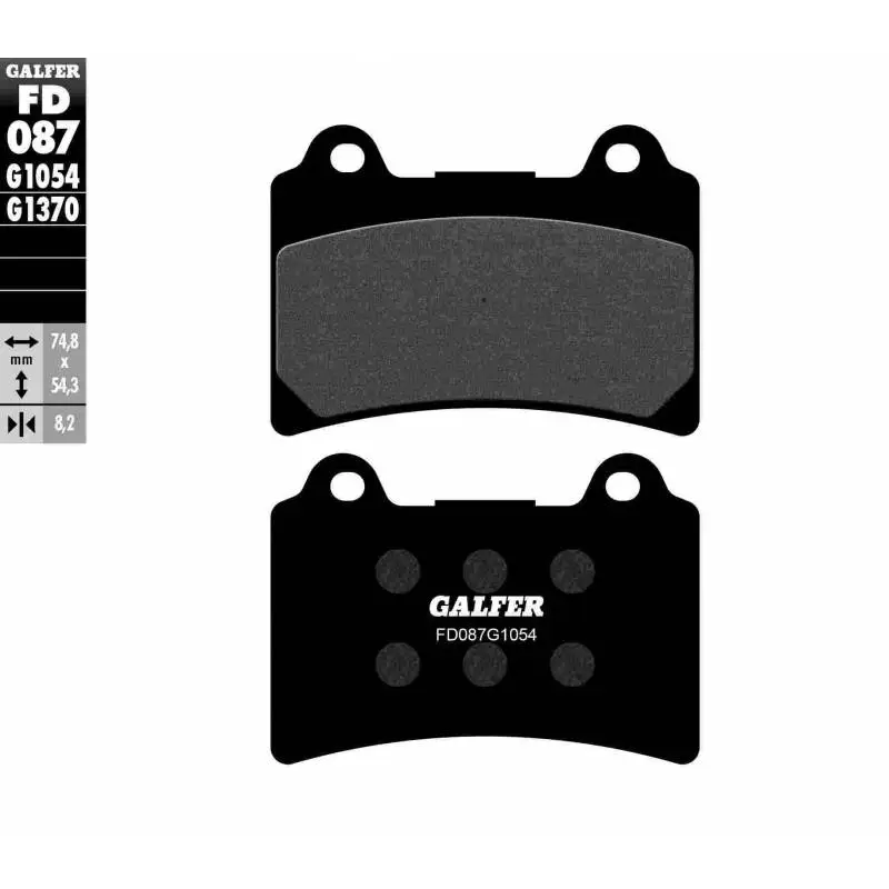 GALFER SET PASTILLAS DEL TDM-850´91-95 FZR-1000´87-88 XVZ-1300´96-01 FJ-1200>88 XV-1600/1700´99-04