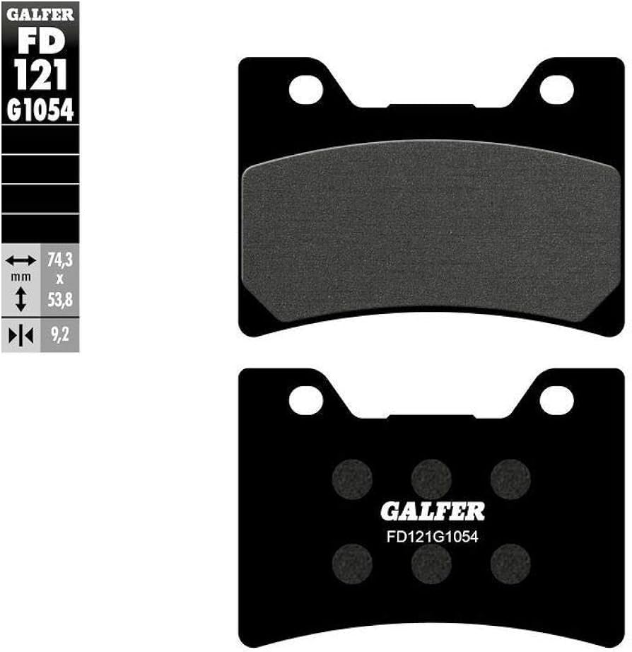 GALFER SET PASTILLAS DEL TDM-850´96-01 FZR-600`90-96/1000`90-91 V-MAX YZF600`96