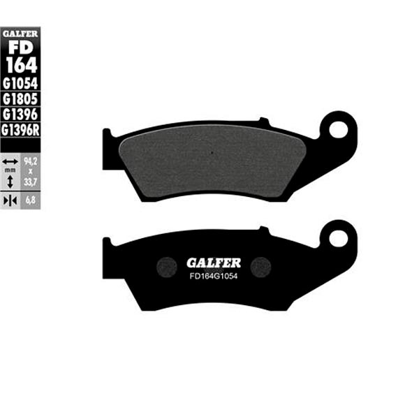 GALFER SET PASTILLAS DEL XRV-750´94-03 XR-250´96-05 DRZ-400´00-09 YZ-250 CRF-250/450´04-20 NX-400´02-05 WR-250