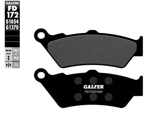 GALFER SET PASTILLAS DEL XT-660R´04-16 F-650GS´99-07 F-800´08-18 R1200GS´13-18 R1250GS19-21 MULTISTRADA 1200´15-18 X DIAVEL´16-21 KTM 690´04-20 KTM-90