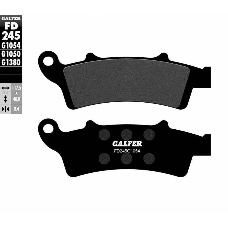 GALFER SET PASTILLAS DEL K-XCTi 300´12-15 PIAGGIO BEVERLY 350´11-15