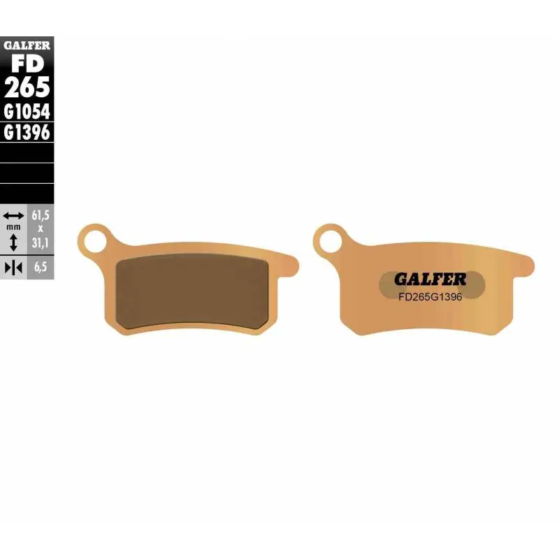 GALFER SET PASTILLAS DEL KTM SX-85´03-11 KTM SX-65´02-20