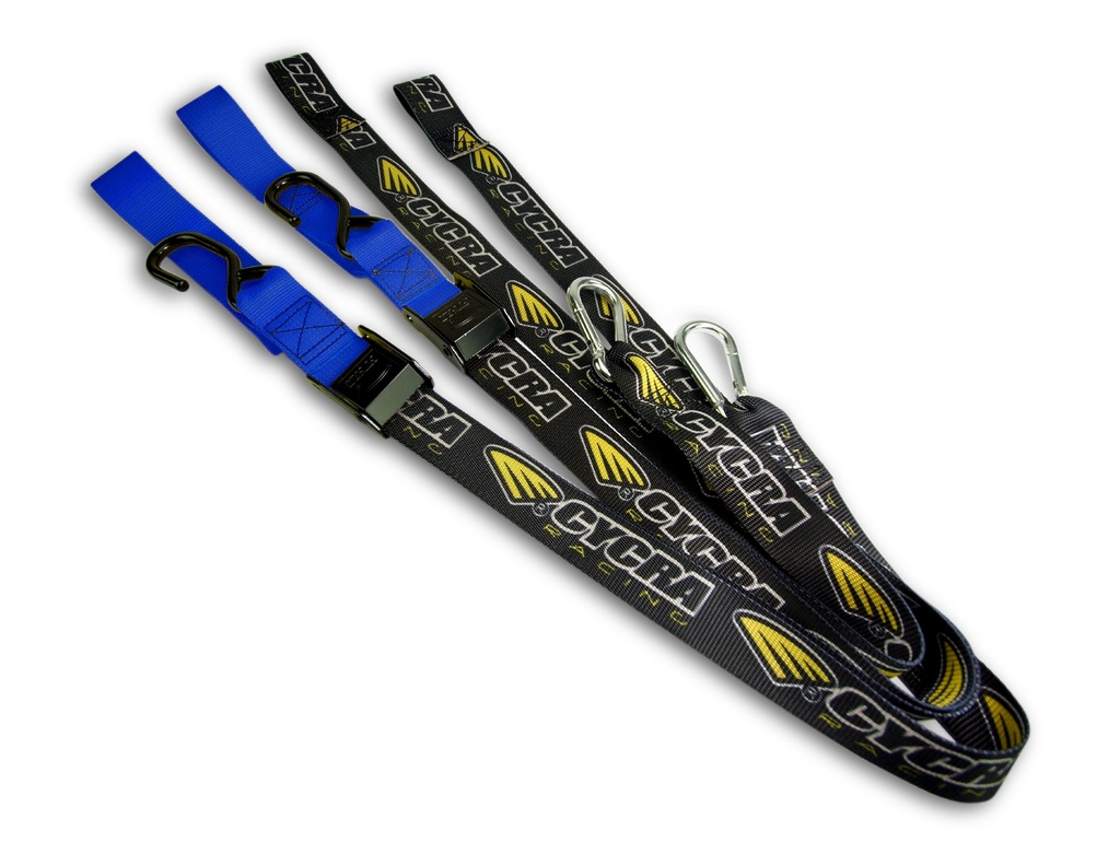 CYCRA TIE DOWN SET - JUEGO DE AMARRE (CINCHA) AZUL