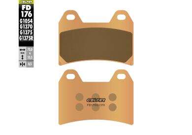 GALFER SET PASTILLAS DEL XT-660X´04-16 XJR-1300´98-99 BENELLI TREK ZONTES 350M GSX-1200´98-99 CF MOTO MT-800´21-24 