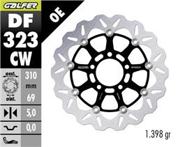 GALFER DISCO FRENO DELANTERO FLOTANTE COMPLETE 310X5MM SUZUKI DL 1000 