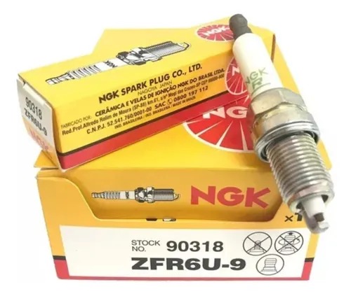 [NGK-ZFR6U-90] NGK BRASIL BUJIA ZFR6U-9 CRUZE 1.8 CC
