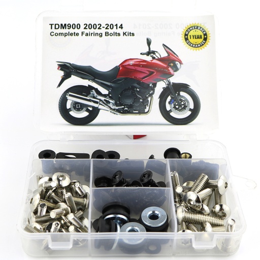 [FBT004151SI] SET TORNILLO DE CARENADO COMPLETO YAMAHA TDM900 2002-2014