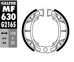 [MF630-G2165] GALFER SET BANDAS CY-50'92-01 CJ-50 YG-50 YZ-50 YA-90'93-02 ( MEDIDA 110x25 )