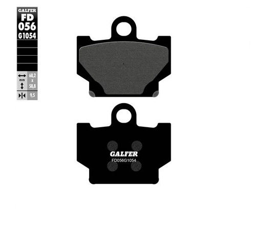 [FD056-G1054] GALFER SET PASTILLAS DEL XV-250´89-94 RXZ-135 RX-135´81 RZ-250R