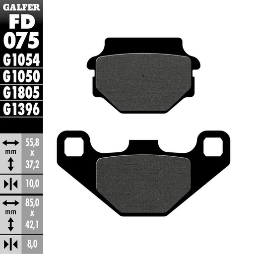 [FD075-G1805] GALFER SET PASTILLA TRIAL TOP