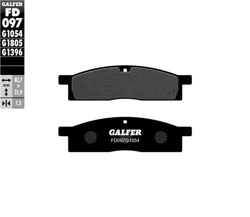[FD097-G1050] GALFER SET PASTILLAS DEL YZ-65´18-22 YZ-80´90-01  YZ-85´02-15