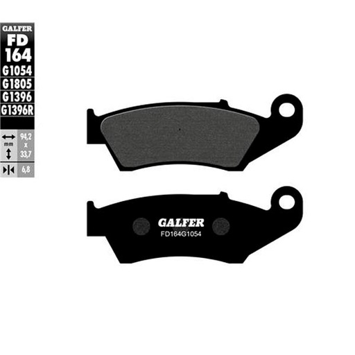 [FD164-G1054] GALFER SET PASTILLAS DEL XRV-750´94-03 XR-250´96-05 DRZ-400´00-09 YZ-250 CRF-250/450´04-20 NX-400´02-05 WR-250