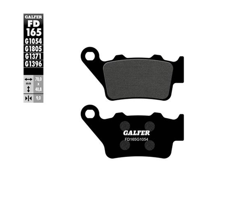 [FD165-G1054] GALFER SET PASTILLAS TRA XT-660´04-16 WR-250´08-10 KTM790/990´07-20 XT-660R XT-660X CF MOTO