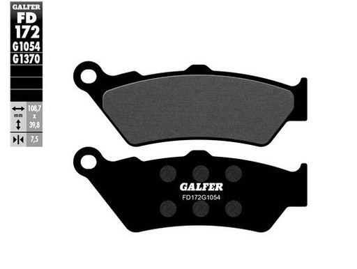 [FD172-G1054] GALFER SET PASTILLAS DEL XT-660R´04-16 F-650GS´99-07 F-800´08-18 R1200GS´13-18 R1250GS19-21 MULTISTRADA 1200´15-18 X DIAVEL´16-21 KTM 690´04-20 KTM-90