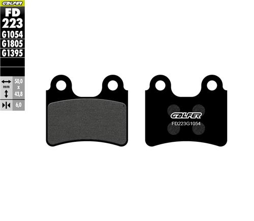 [FD223-G1054] GALFER SET PASTILLAS DELT SHERCO STR-250´18 SHERCO ST-250´14-19 ST-305´14-15 DELT GAS GAS TXT-250´11-15