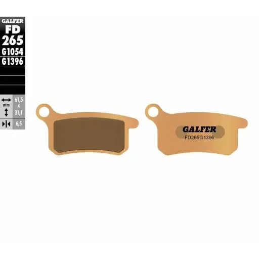 [FD265-G1396] GALFER SET PASTILLAS DEL KTM SX-85´03-11 KTM SX-65´02-20