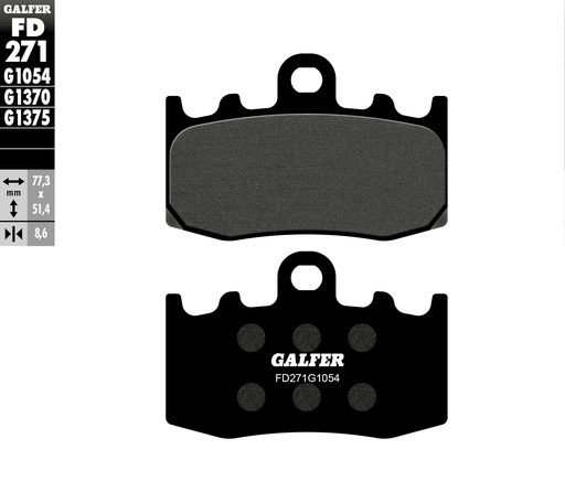 [FD271-G1054] GALFER SET PASTILLAS DEL R-1200´04-13 R1150RT´00-06 K1300GT´09-15 R-850RT´06