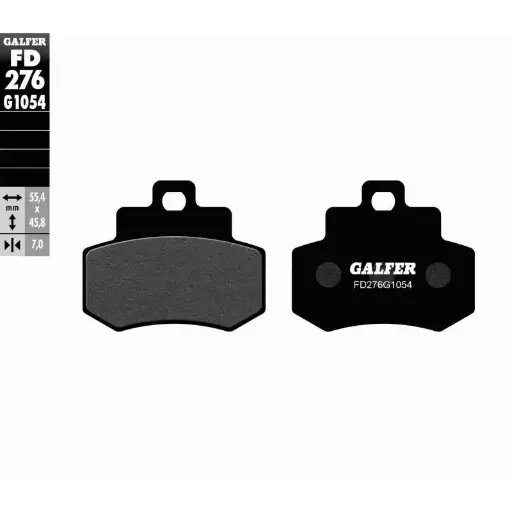 [FD276-G1054] GALFER SET PASTILLAS TRASERA KYMCO GRAN DINK 250´01-06 , SYM JOYMAX GTS-300´08-15