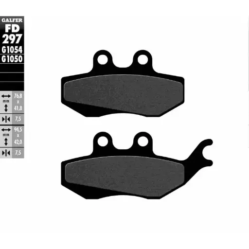 [FD297-G1050] GALFER SET PASTILLAS DEL RIEJU RS2-125´06-08 RS3-125´11-20