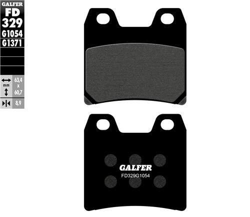 [FD329-G1054] GALFER SET PASTILLAS TRA XJR-1300´99-18 FZS-1000 ´01-05