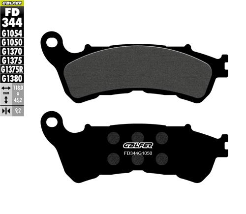 [FD344-G1050] GALFER SET PASTILLAS HONDA XLV-1000 VARADERO´04-09 XL-700 TRANSALP´08-11 GL-1800´18-20 CBR-600´11-13 SUZUKI VLR-1800´28-10