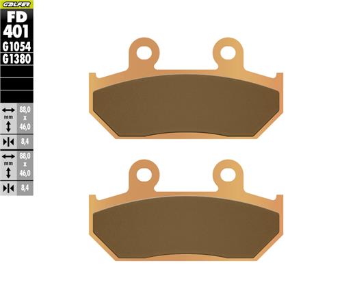 [FD401-G1380] GALFER SET PASTILLAS TRA AN-400´07-20 AN-650´04-18