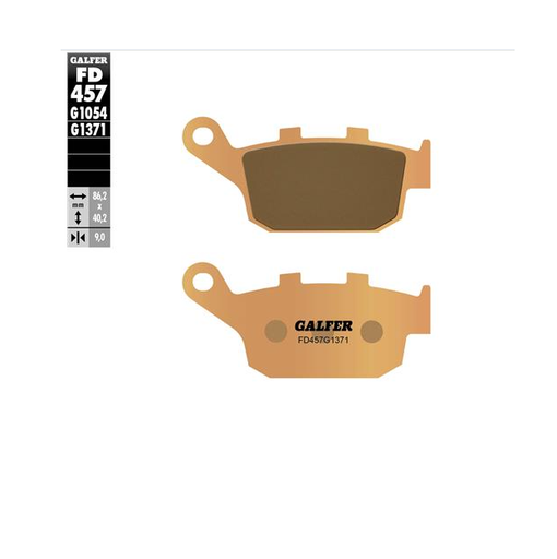 [FD457-G1371] FD457-G1371 GALFER SET DE PASTILLAS VSTROM DL250 / SV650