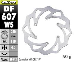 [DF607WS] GALFER DISCO DE FRENO KTM & HUSQVARNA- GASGAS HUSB OFF-ROAD OVERSIZE 240X4MM