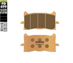 [FD499-G1370] GALFER SET PASTILLAS SINTERIZADA  HONDA CRF 1000 L AFRICA TWIN (FRONT)