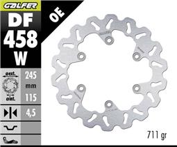 [DF458W] GALFER DISCO FRENO TRASERO YAMAHA XT660 TDM850 TDM900 R6 245X4MM 